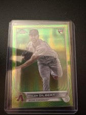 2022 Topps Chrome Sonic - Tyler Gilbert #65 Green & Yellow Sonic Pulse Refractor
