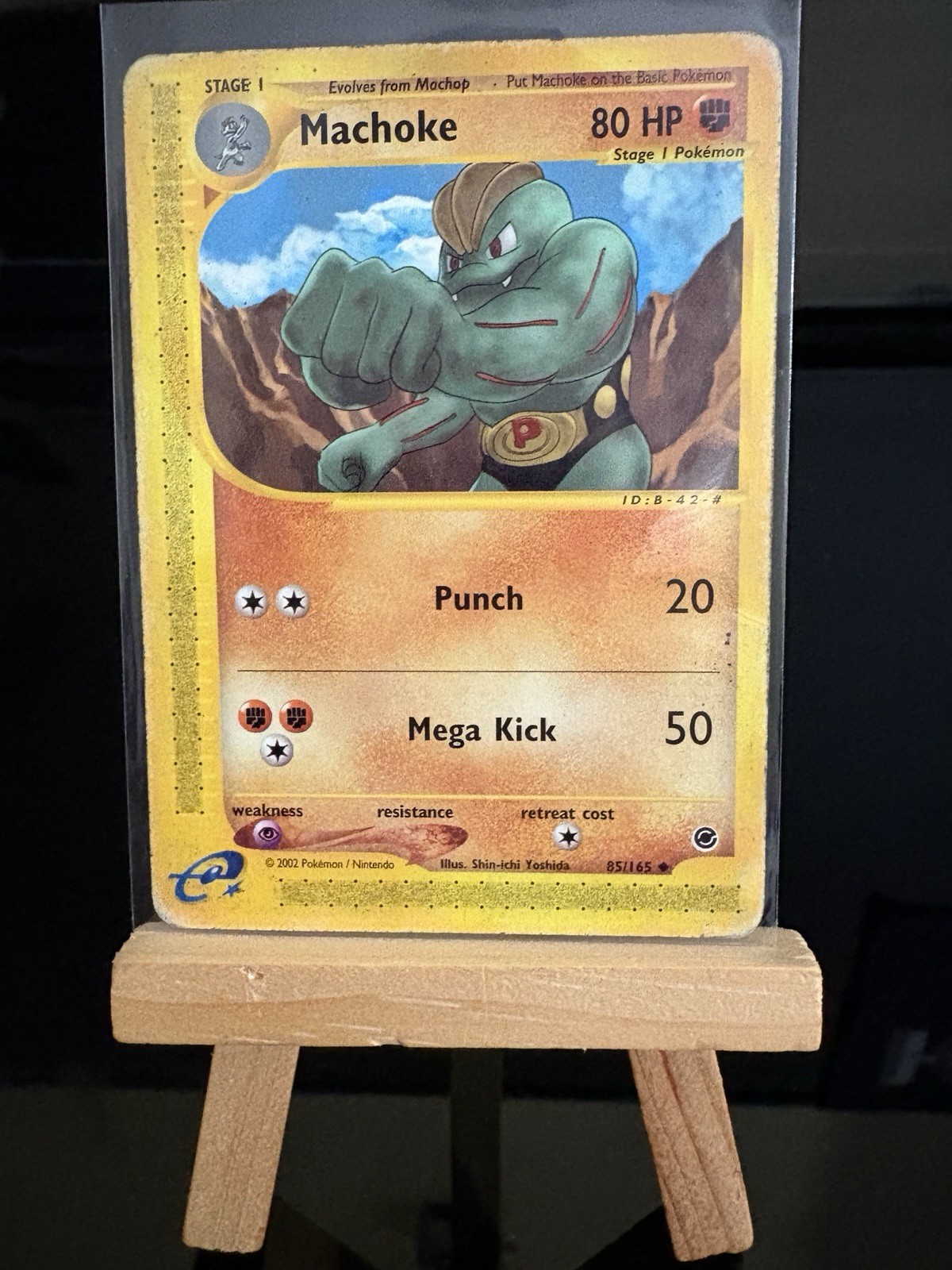 MACHOKE - 85/165 Expedition Base Set MP - Regular Uncommon - Pokémon TCG Card