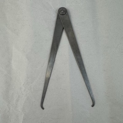 Vintage 12  L.S. Lufkin Rule Co. Lock Joint Calipers Engraved Name Fast Ship