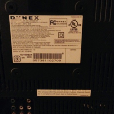 Dynex DX-LTDVD22-09 LCD TV & DVD Combination 22