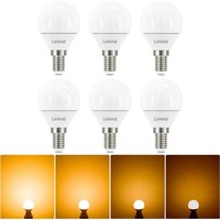Linkind E14 LED Lampe Dimmbar 4,5W Golfball G45 Warmweiß 2700K 470 Lumen 6 StüCk