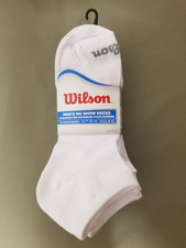 New Wilson Mens 10 Pair Invisables No Show Socks.