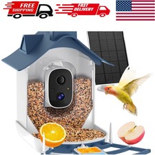 Smart Outdoor Bird Feeder with 4K Camera - Suitable for All Bird Species