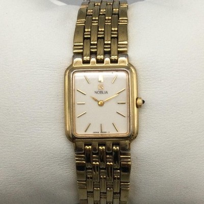 Citizen Noblia Womens Watch 17mm Gold Tone 4420-E40034 NON RUNNING