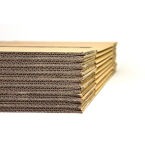 20 18x9x9 Kraft Braun Wellpappe Versandkartons 32 Stück Einwandig Neu - Bild 3 von 4