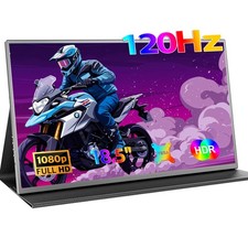 UPERFECT 18.5" 120Hz Portable Gaming Monitor 1080P FHD External Display For PS 5