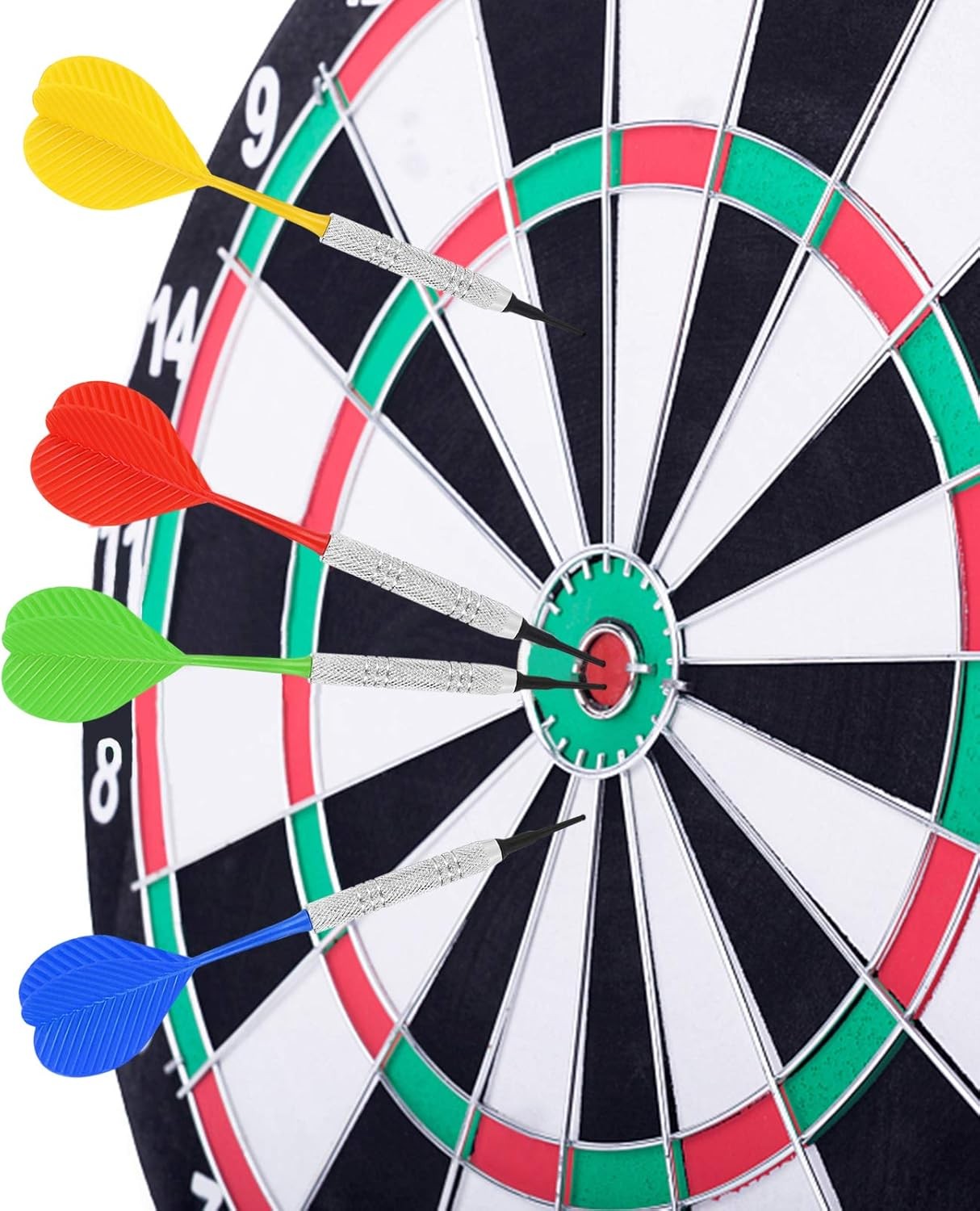 Soft Tip Darts, Bar Dart, Plastic Tip Darts Set, Attach Extra 100 Black 2BA Repl