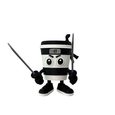 Cappuccino Assassino Italian Brainrot 3DPrinted Toy Figure Gift Present  Curious