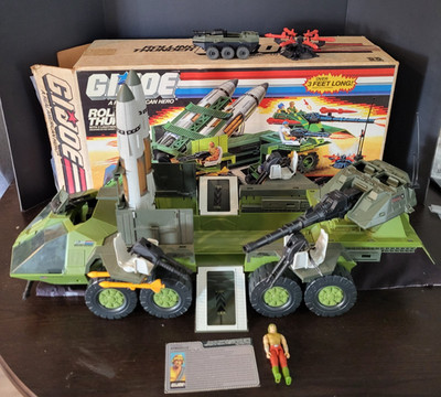 Rolling Thunder 1988 G.I. JOE COBRA Vintage 100% COMPLETE w BOX Driver FC