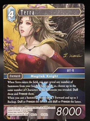 Final Fantasy TCG - Terra - 15-037L - Crystal Dominion | eBay