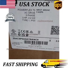 New Allen Bradley 20AC5P0A0AYNANC0 3-Phase 2.2kW 5A 400V 3HP AC Drive