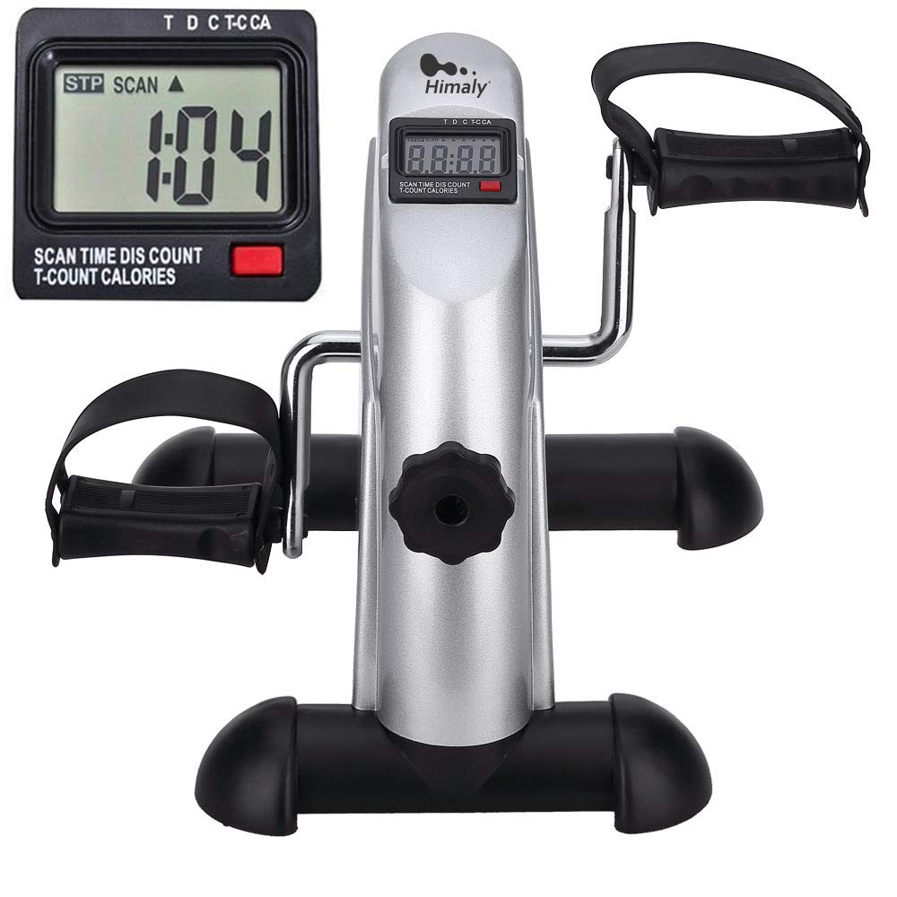 Mini Exercise Bike, Under Desk Bike Pedal Exerciser Portable Foot Cycle Arm &...