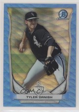 2014 Bowman Draft Top Prospects Chrome Blue Wave Refractor Tyler Danish 1n0