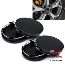 4PCS Wheel Center Caps, Center Caps for Rims, 2.36" OD 2.2" ID Anti Black