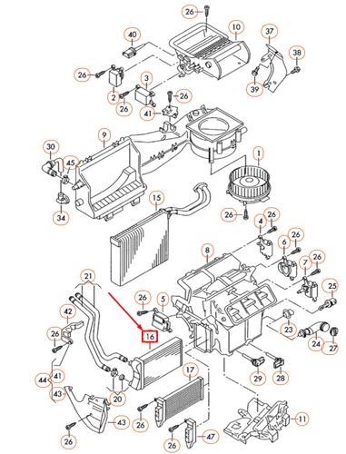 NEU AUDI A4 B7 WÄRMETAUSCHER LHD 8E1820031 ORIGINAL - Bild 7 von 9