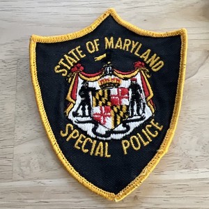 Vintage / Obsolete Police Department Patch Maryland Special Police