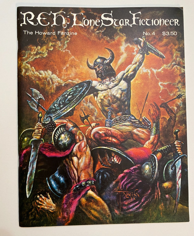 1976 REH LONE STAR FICTIONEER #4 Robert E Howard Fanzine / Frazetta
