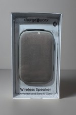 NEW Charge Worx Wireless Speaker Compact And Easy To Carry-Gray