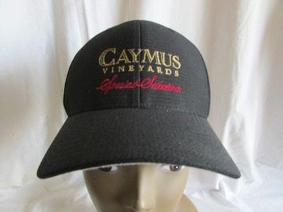 Rare Caymus Vineyards Special Selection Flexfit Baseball Cap Hat Black
