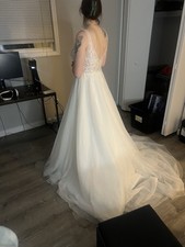 Wedding Gown Size 12 Beaded Ivory