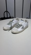 Golden Goose Superstar Sneakers Women EU 37 US 7 White Silver Glitter Star NWOT