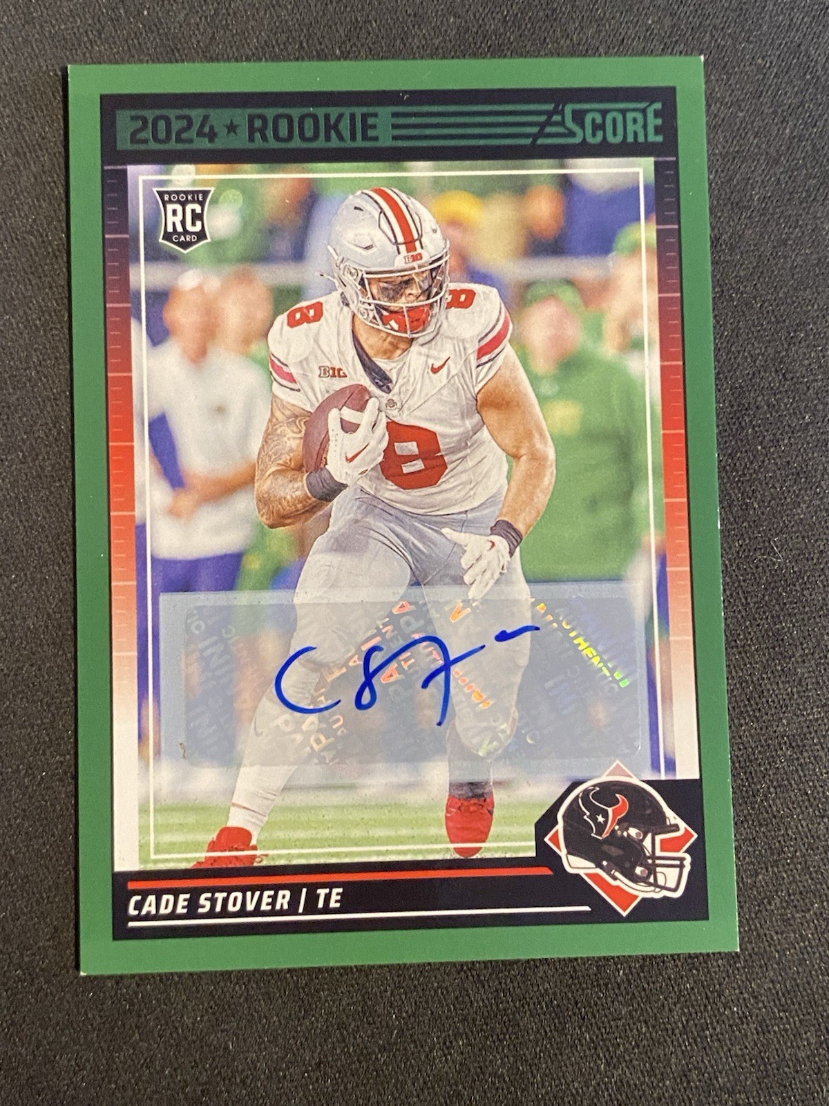 Cade Stover Panini Score #353 Signature-Green