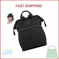 Leudes Knitting Bag Backpack,Yarn Storage Organizer Large Crochet Bag Tote Chris