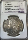 1879-S $1 NGC XF Details Morgan Silver Dollar