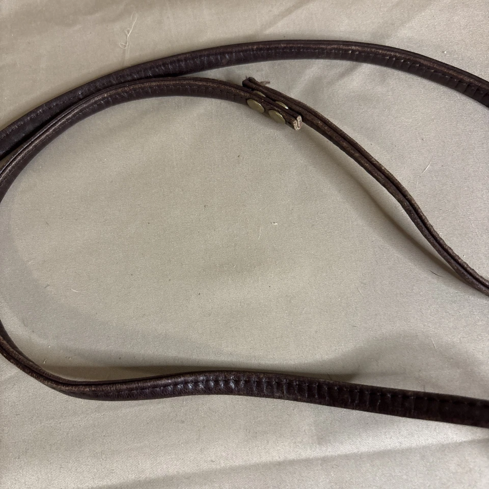 De Colección Fossil Clásico Suave Marrón Cuero Envejecido Bolso sin asas Cartera Bandolera Cartera Foto 4 de 4