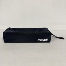 Vintage Maxell Cassette Tape Carry Case Holder Storage Caddy 80s Holds 15 Tapes