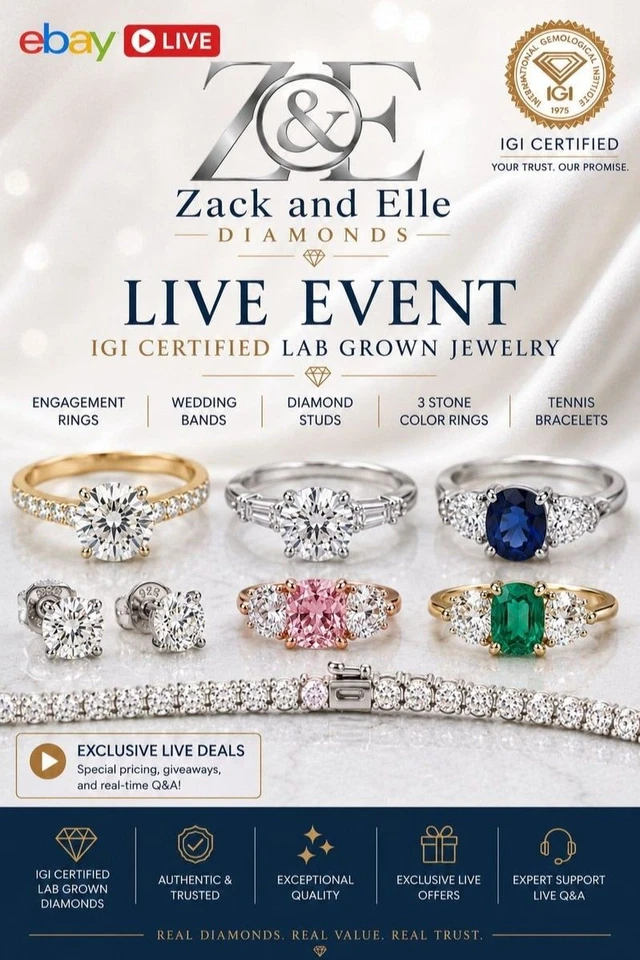 LIVE FROM NYC DIAMOND DISTRICT Lab Grown Diamond Jewelry