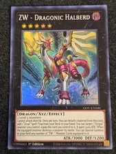ZW - Dragonic Halberd - LIOV-EN040 - 1st Edition - Super Rare - Yugioh NM