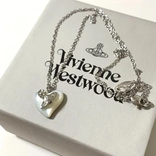 Vivienne Westwood Orb Heart Necklace N1937