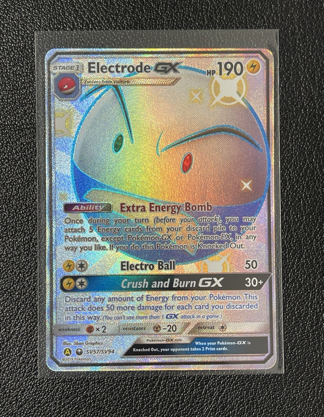 Pokemon Electrode GX SV57/SV94 Ultra Rare Holo (NM)