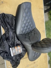 Saddleman Road Sofa Motorcycle Seat Harley Davidson 96-03 Super Glide FXD