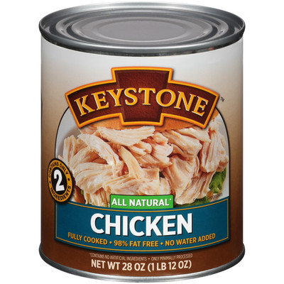 Keystone All Natural Chicken Canned -28 oz ,Free Shipping