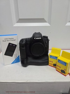 CANON EOS 6D 20.2MP Digital Single-Lens Reflex Camera Body w/dual Battery Grip 