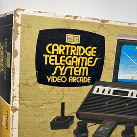 Sears Tele-Games Atari 2600 Heavy Sixer Console With Box TESTED