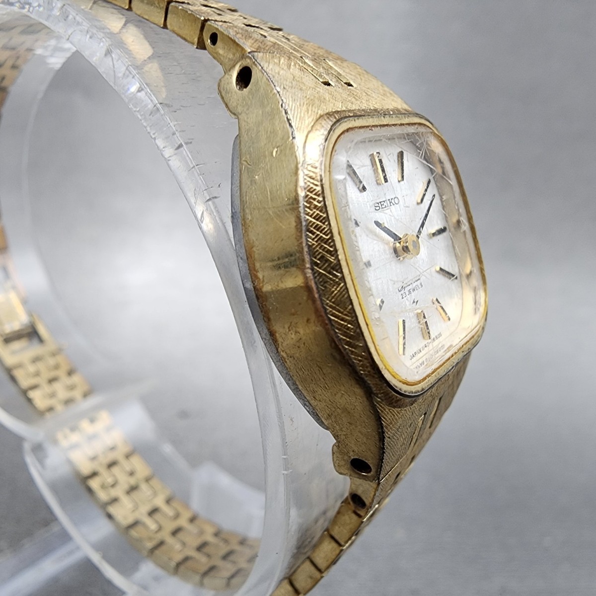 Vtg Rare 1971 Seiko Special Manual 1140-7110 
Women’s Watch, White Gold Plated Seiko Solar Watch Women 15mm White Dial White Gold Plated  main image 3