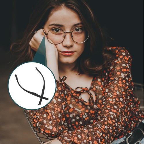1 Par de Templos de Repuesto de Gafas 5.5mm Negro Anteojos Brazos Patas Universal - Imagen 6 de 12