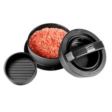3in1 Burgerpresse | Hamburgerpresse Schwarz |  Hamburgerformer Pattypresse