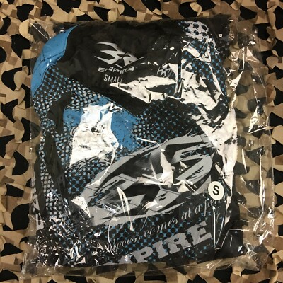 Maillot De Paintball Empire Contact TT – Taille Small, Bleu Grunge, Neuf