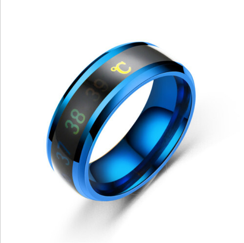 New Fashion New Smart Feeling Warmth Partner Ring Mood Temperature Display Ring - Picture 9 of 15