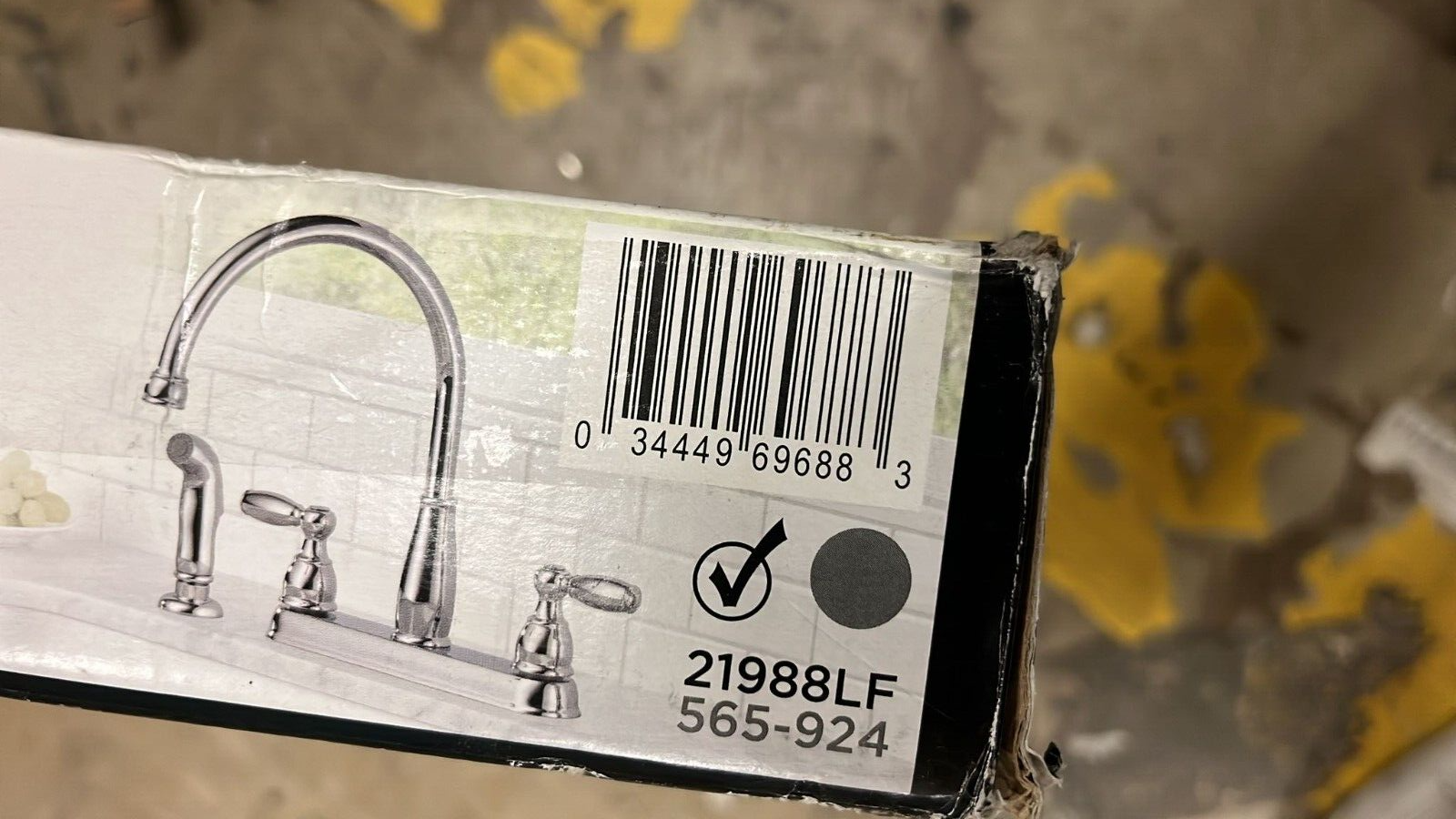 Delta Foundations (21988LF) Two Handle Kitchen Faucet With Spray Silver 34449696883 eBay