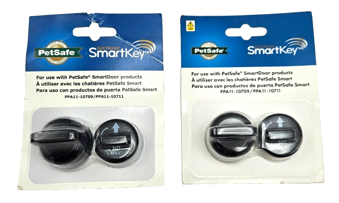 Petsafe Electronic Smartkey for Petsafe SmartDoor Products Lot of 2 NEW