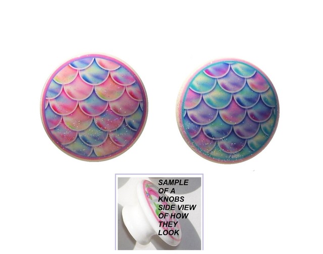 glitter dresser knobs