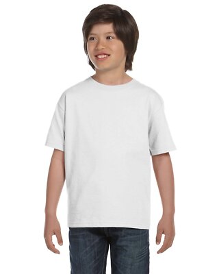 5 Pack Of Gildan Youth Stylish T Shirt Casual Plain T-Shirt - G800B