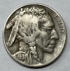 1931S USA Buffalo Nickel, VF Condition. C-887