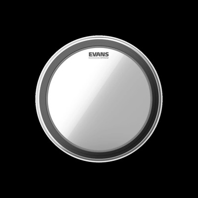 Evans 22'' EQ3 Resonant  White Bass Drum Head, No Port