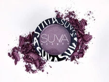 Suva Beauty Eyeshadow BBQ Purple Foil Finish Shade .05oz/1.5g Vegan Cream Powder